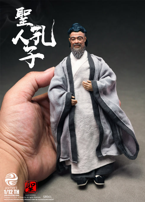 『聖人シリーズ』303TOYS NO.SR001 至聖先師・孔子 1/12スケール可動フィギュア 通常版