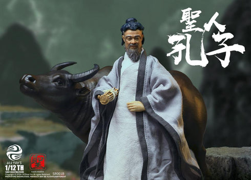 『聖人シリーズ』303TOYS NO.SR001B 至聖先師・孔子 1/12スケール可動フィギュア 豪華版