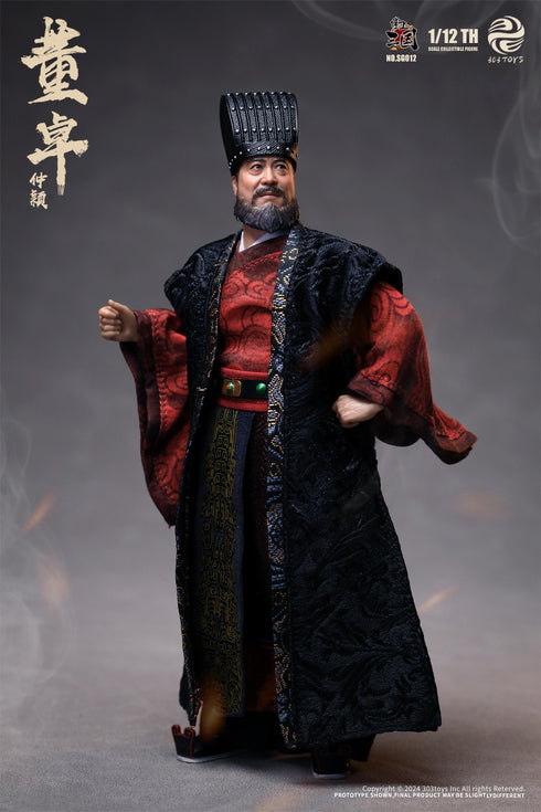 『掌中三国志』303TOYS SG012 太師・董卓(とうたく)-仲穎(ちゅうえい) 1/12スケール可動フィギュア