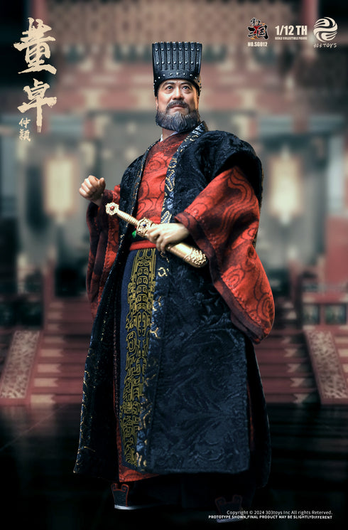 『掌中三国志』303TOYS SG012 太師・董卓(とうたく)-仲穎(ちゅうえい) 1/12スケール可動フィギュア
