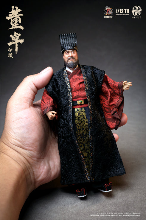 『掌中三国志』303TOYS SG012 太師・董卓(とうたく)-仲穎(ちゅうえい) 1/12スケール可動フィギュア