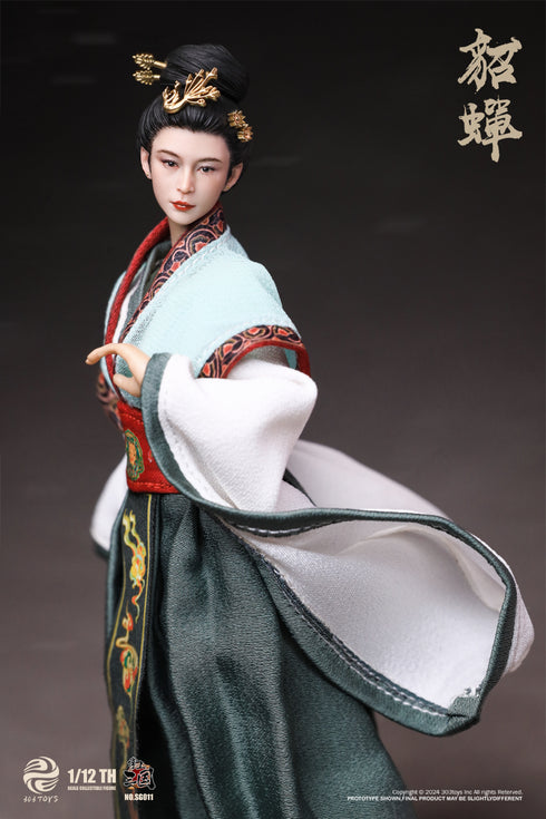 『掌中三国志』303TOYS SG011 貂蝉(ちょうせん) 1/12スケール可動フィギュア