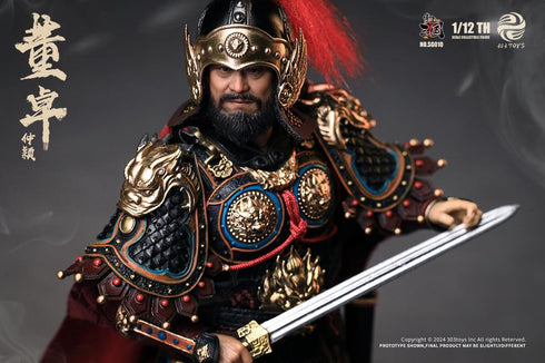 『掌中三国志』303TOYS SG010 郿侯董卓(とうたく)-仲穎(ちゅうえい) 1/12スケール可動フィギュア 通常版