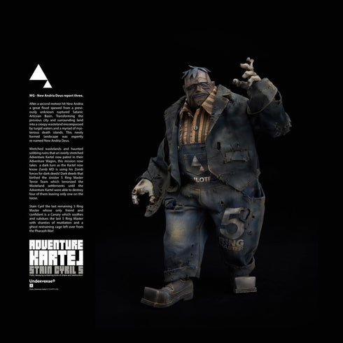 『Adventure Kartel(アドベンチャーカルテル)』014_Underverse 5 RING MASTER - STAIN CYRIL(ファイブリングマスター ステインセロ) 1/6スケール可動フィギュア