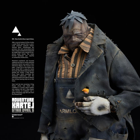 『Adventure Kartel(アドベンチャーカルテル)』014_Underverse 5 RING MASTER - STAIN CYRIL(ファイブリングマスター ステインセロ) 1/6スケール可動フィギュア