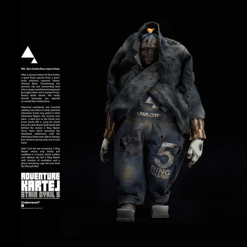『Adventure Kartel(アドベンチャーカルテル)』014_Underverse 5 RING MASTER - STAIN CYRIL(ファイブリングマスター ステインセロ) 1/6スケール可動フィギュア