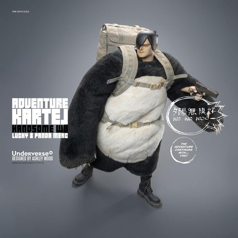 『Adventure Kartel(アドベンチャーカルテル)』011_Underverse DIRTY BOI PANDA HANDSOME WU(ダーティー・ボーイ・パンダ・ハンサム・ウー) 1/6スケール可動フィギュア