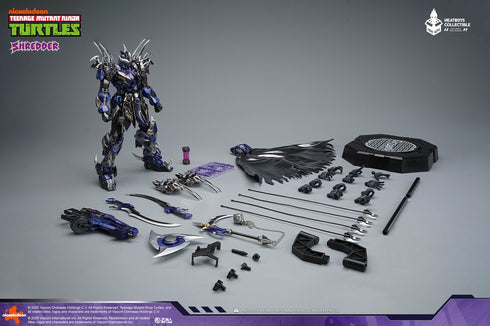 『ティーンエイジ・ミュータント・ニンジャ・タートルズ』HEATBOYS HB0119 SHREDDER(シュレッダー) メッキ版 合金可動フィギュア