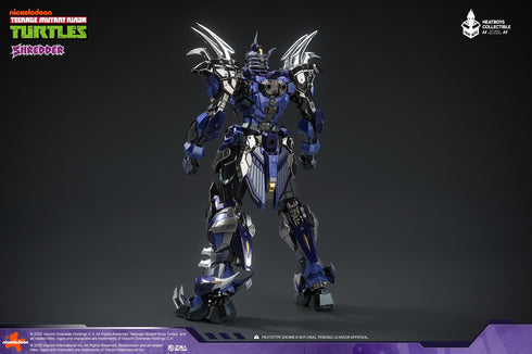 『ティーンエイジ・ミュータント・ニンジャ・タートルズ』HEATBOYS HB0119 SHREDDER(シュレッダー) メッキ版 合金可動フィギュア
