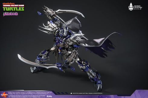 『ティーンエイジ・ミュータント・ニンジャ・タートルズ』HEATBOYS HB0119 SHREDDER(シュレッダー) メッキ版 合金可動フィギュア