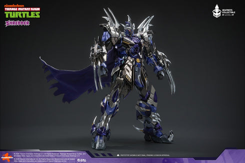 『ティーンエイジ・ミュータント・ニンジャ・タートルズ』HEATBOYS HB0119 SHREDDER(シュレッダー) メッキ版 合金可動フィギュア