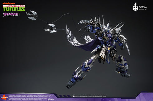 『ティーンエイジ・ミュータント・ニンジャ・タートルズ』HEATBOYS HB0119 SHREDDER(シュレッダー) メッキ版 合金可動フィギュア