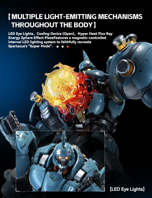 『HEATBOYS』HB0083 斯特勒擴張版 斯巴達克斯 合金可動人偶