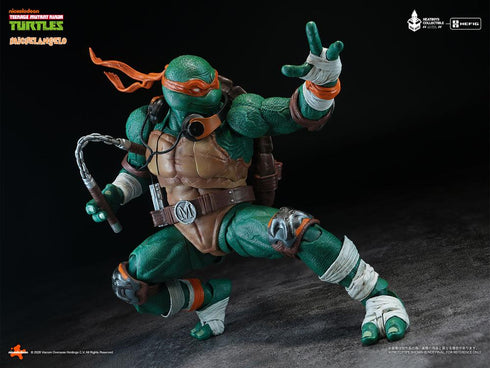『ティーンエイジ・ミュータント・ニンジャ・タートルズ』HEATBOYS HB0105 ミケランジェロ 合金可動フィギュア 標準版