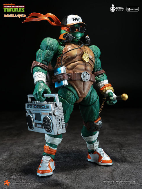 『ティーンエイジ・ミュータント・ニンジャ・タートルズ』HEATBOYS HB0105 ミケランジェロ 合金可動フィギュア 豪華版