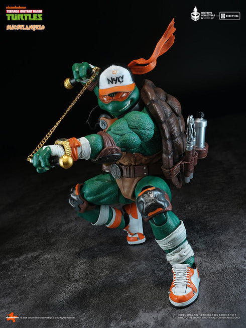 『ティーンエイジ・ミュータント・ニンジャ・タートルズ』HEATBOYS HB0105 ミケランジェロ 合金可動フィギュア 豪華版