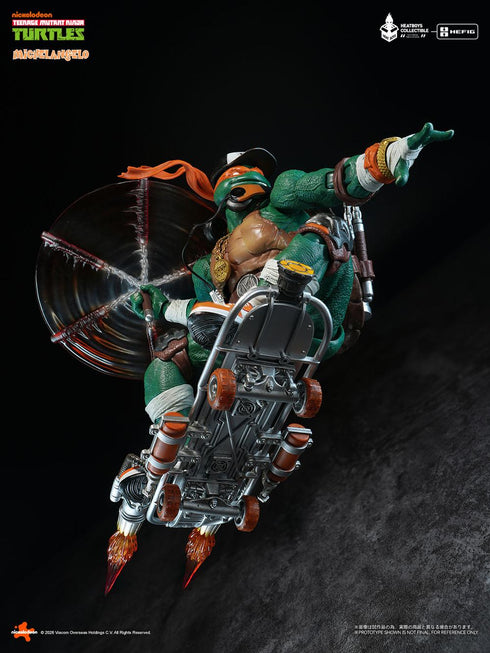 『ティーンエイジ・ミュータント・ニンジャ・タートルズ』HEATBOYS HB0105 ミケランジェロ 合金可動フィギュア 豪華版