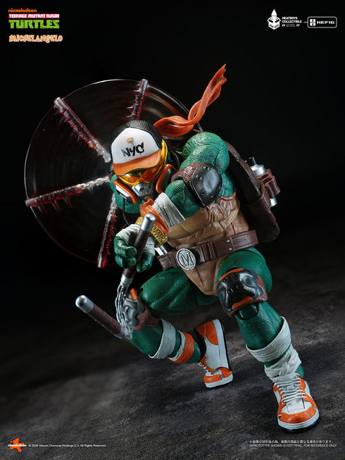 『ティーンエイジ・ミュータント・ニンジャ・タートルズ』HEATBOYS HB0105 ミケランジェロ 合金可動フィギュア 豪華版