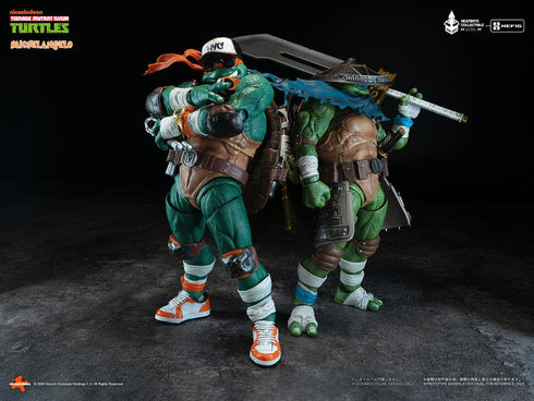 『ティーンエイジ・ミュータント・ニンジャ・タートルズ』HEATBOYS HB0105 ミケランジェロ 合金可動フィギュア 豪華版