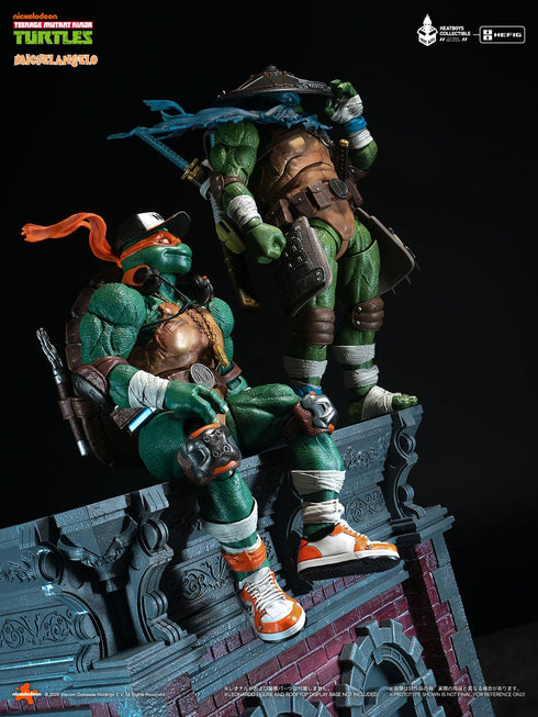 『ティーンエイジ・ミュータント・ニンジャ・タートルズ』HEATBOYS HB0105 ミケランジェロ 合金可動フィギュア 豪華版