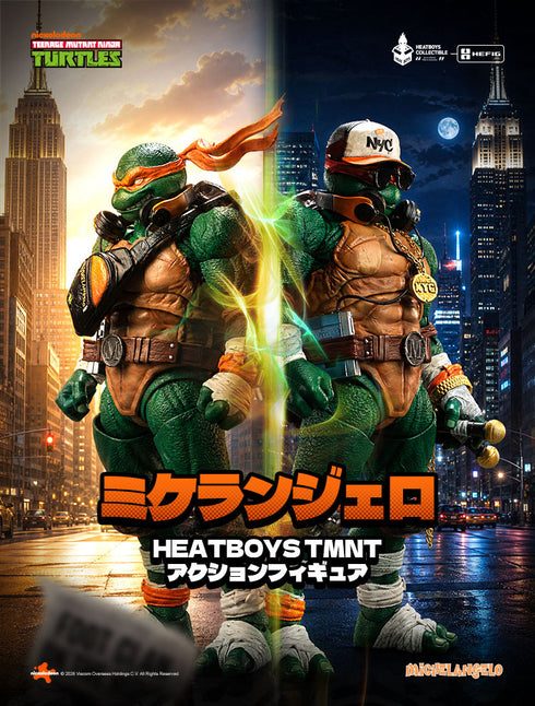 『ティーンエイジ・ミュータント・ニンジャ・タートルズ』HEATBOYS HB0105 ミケランジェロ 合金可動フィギュア 豪華版