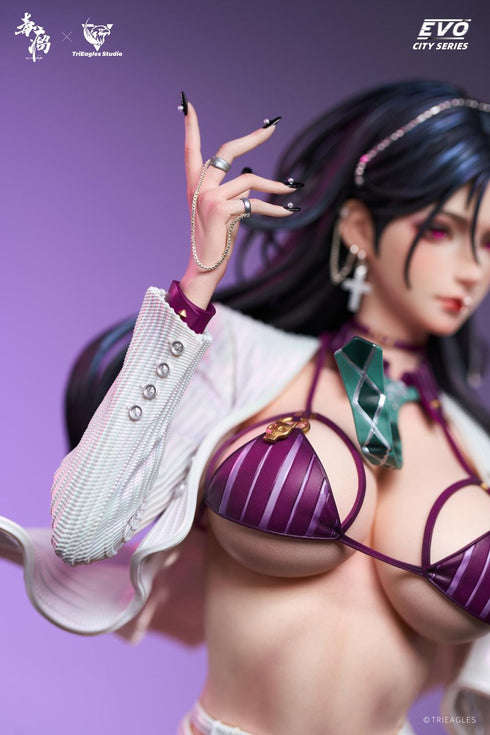 『suit thug(スーツ・サグ)』TES 風雨蘭(ふううらん) 1/4スケールスタチュー(ホワイトコートVer.)
