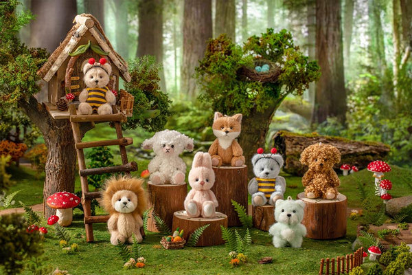 『Lina Bear Lina Peach-Blossom Landシリーズ』009_TeddyTales トレーディングプラッシュ【BOX】