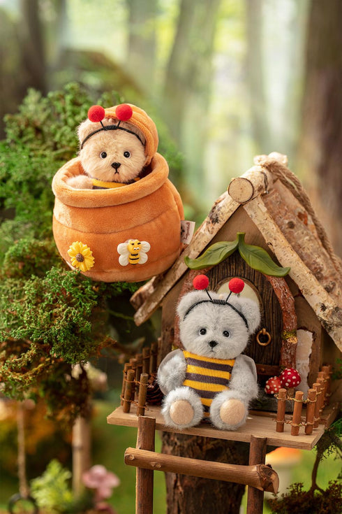 『Lina Bear Lina Peach-Blossom Landシリーズ』009_TeddyTales トレーディングプラッシュ【BOX】