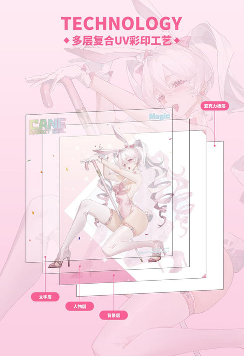 『杖バニーガール』002_HOBBY SAKURA 1/6スケール 塗装済完成品フィギュア 豪華版