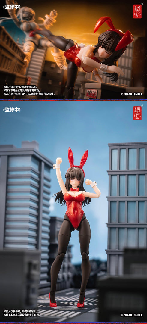 『空想JKシリーズ』SNAIL SHELL(蝸之殻) JK-01バニーガール レナ 1/12スケール可動フィギュア