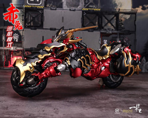 『一行千里シリーズ』003_SAYING ZONE × 33 INDUSTRY 赤兎馬 合金変形玩具