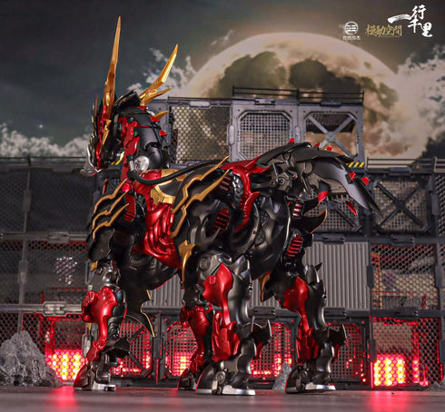 『一行千里シリーズ』003_SAYING ZONE × 33 INDUSTRY 赤兎馬 合金変形玩具