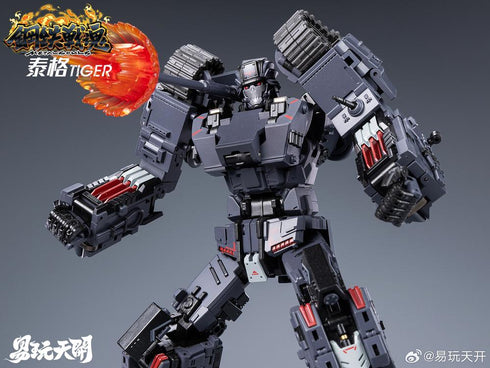 『鋼鉄戦魂シリーズ』002_TOYSEASY YW2412 タイガー 変形可動玩具
