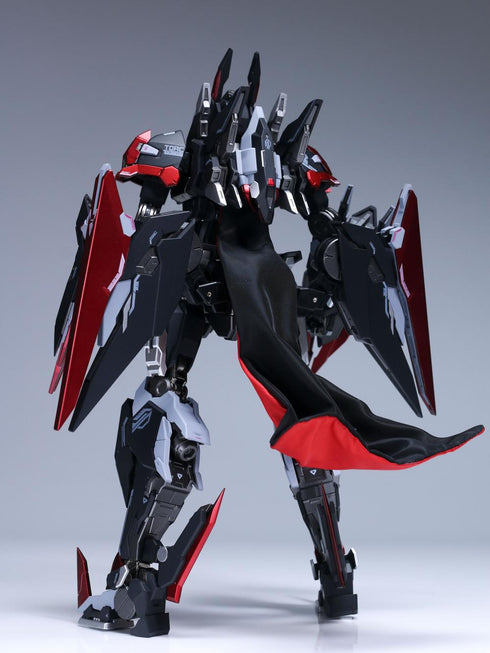 『人型装甲戦紀』003_Robox Animation 六二式「谷雨」突撃型改“烏卯"(ブラック) 合金可動フィギュア【202505再販】