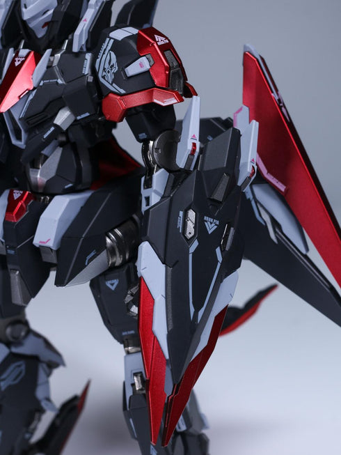『人型装甲戦紀』003_Robox Animation 六二式「谷雨」突撃型改“烏卯"(ブラック) 合金可動フィギュア【202505再販】