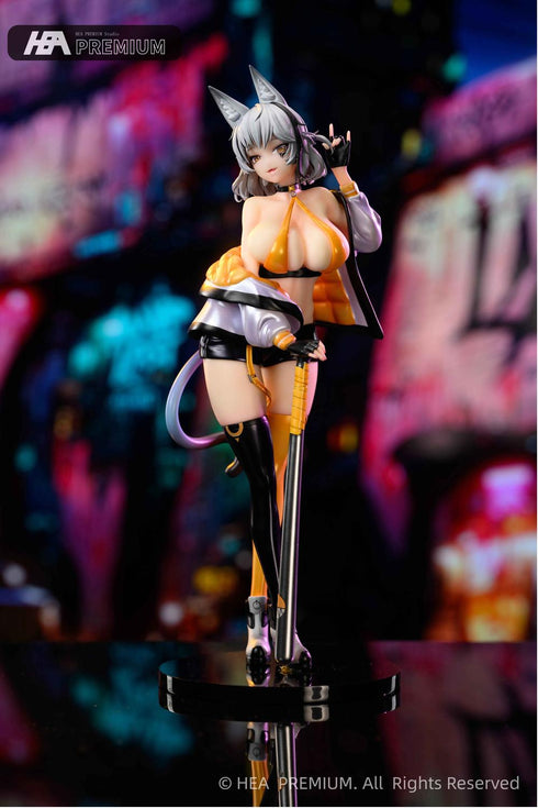 『猫女 deano(デアノ) 野球女子Ver.』006_HEA PREMIUM 1/4スケール塗装済完成品フィギュア
