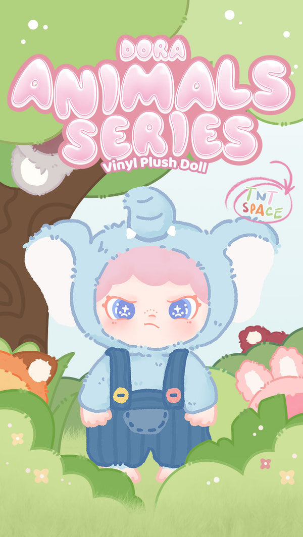 『TNTSPACE』011_ DORAもふもふ動物所シリーズ ソフビ ブラインドボックス【BOX】