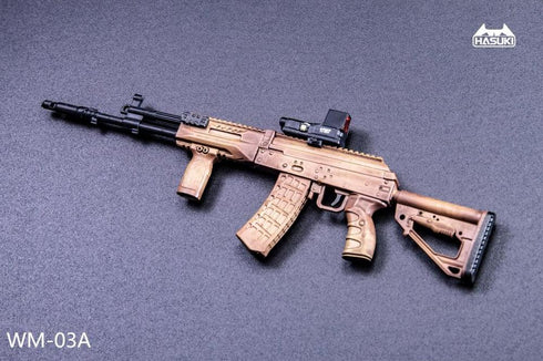 『HASUKI』001_ WM-03A 1/12スケール AK-12 装備セット(サンド)