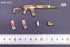 『HASUKI』003_ WM-03C 1/12スケール AK-12 装備セット(迷彩)