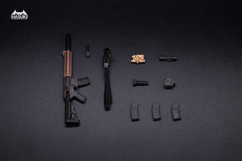 『ドールズフロントライン POCKET ARTシリーズ』006_HASUKI WM-04B 1/12スケール MK18 装備セット(ブラック)