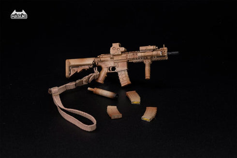 『ドールズフロントライン POCKET ARTシリーズ』007_HASUKI WM-04C 1/12スケール MK18 装備セット(迷彩)