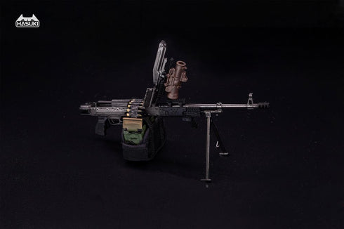 『ドールズフロントライン POCKET ARTシリーズ』008_HASUKI WM-05A 1/12スケール PKM 装備セット(ブラック)