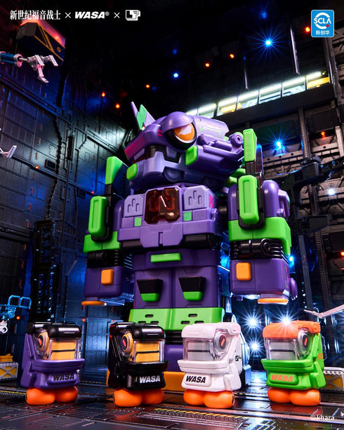 『エヴァンゲリオン×WASA』超特急合体ロボット EVA206 コラボシリーズ【BOX】