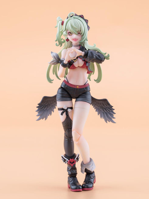 『魔音天使』次元具象(EXSSRION) 星川ネコ 1/12スケール可動フィギュア(緑髪Ver.)