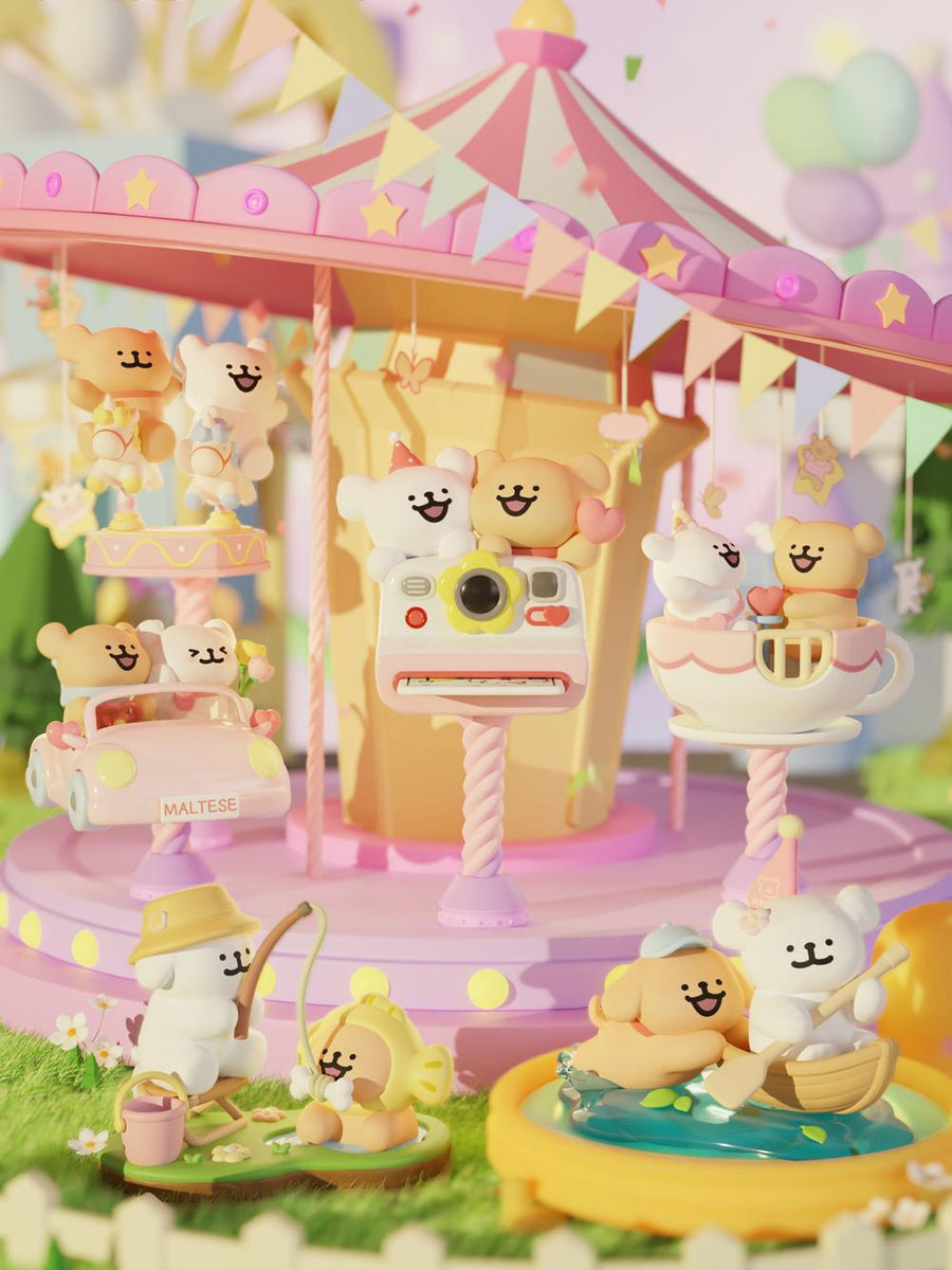 ラインわんこ 楽しいピクニックシリーズ』013_ブラインド