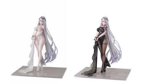 『アズールレーン』AniGame エムデン 水月のリチェルカーレVer. 1/6スケール塗装済完成品フィギュア(白&黒 2体セット)