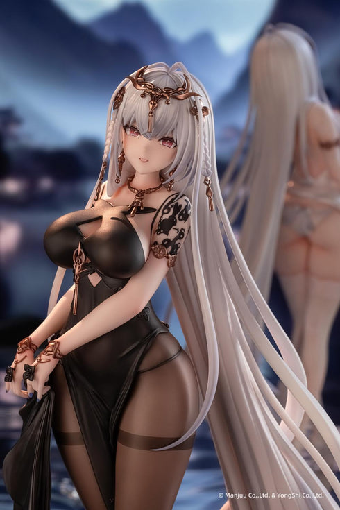 『アズールレーン』AniGame エムデン 水月のリチェルカーレVer. 1/6スケール塗装済完成品フィギュア(白&黒 2体セット)