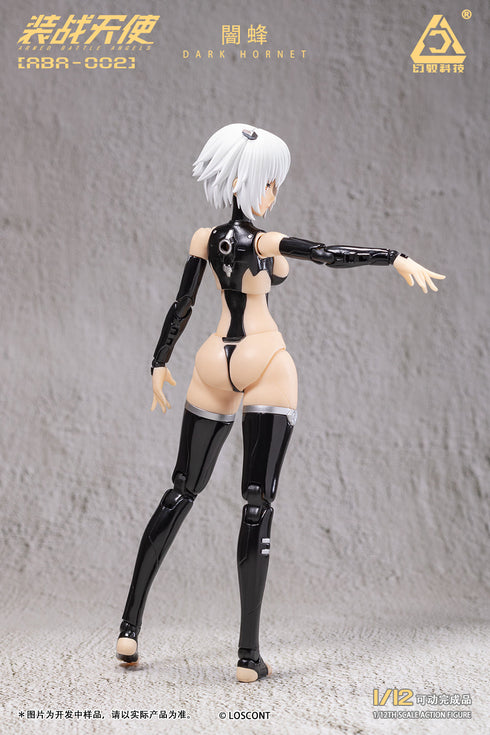 『装戦天使(アームド・バトル・エンジェルズ)シリーズ』001_LOSCONT ABA-002 闇蜂(ダークホーネット) 1/12スケール可動フィギュア
