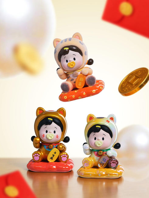 『花巻 招き猫シリーズ』FANCY UP トレーディングフィギュア【BOX】