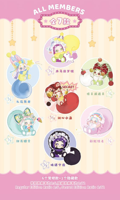 『BOBOCO V2 ミステリーボックス ハッピーガーデンシリーズ』010_Tutulong トレーディングプラッシュ【BOX】